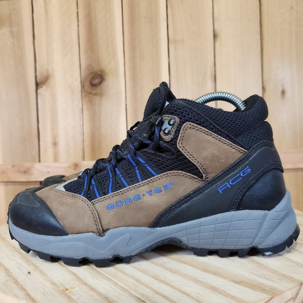 Vintage Nike ACG Oregon Series GORE-TEX Boots Womens 8 Brown‎ Hiking Trail Shoes